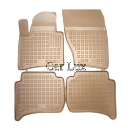 Alfombrillas de goma Cayene II tipo cubeta beige