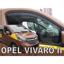 1 Kit Deflectores de aire de ventanilla para Opel Vivaro II desde 2014 hasta 2019